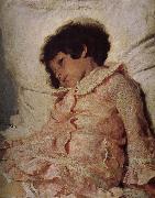 Ilia Efimovich Repin Artist daughter Spain oil painting reproduction